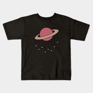 Planet Mobile - Red Kids T-Shirt